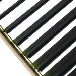 Pergola �lectrique bioclimatique evora honey 4 x 3 m - structure et lames doubles en aluminium hesp�ride ...