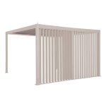Persienne verticale evora argile pour c�t� 4 m - 3, 7 x 2, 3 aluminium trait� �poxy hesp�ride