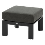 Pouf de jardin �vasion graphite aluminium trait� �poxy, ol�fine hesp�ride