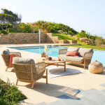 Salon de jardin deona savana 4 places - acacia certifi� fsc� hesp�ride