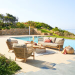 Salon de jardin deona savana 5 places - acacia certifi� fsc� hesp�ride