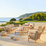 Salon de jardin deona savana 7 places - acacia certifi� fsc� hesp�ride