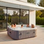 Spa gonflable connect� comfy gris 5 places - pvc hesp�ride