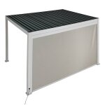 Store evora argile pour c�t� 4 m - 3, 7 acier, aluminium, texaline hesp�ride