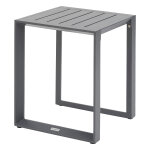 Table d'appoint carr�e allure graphite 44 x 55 cm - aluminium trait� �poxy hesp�ride
