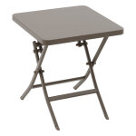 Table d'appoint de jardin carrée greensboro café 40 x 45 cm - acier traité époxy hespéride Table d'appoint de jardin carrée greensboro café 40 x 45 cm - acier traité époxy hespéride