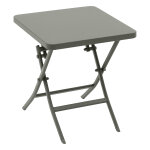 Table d'appoint de jardin carrée greensboro vert laurier 40 x 45 cm - acier traité époxy hespéride Table d'appoint de jardin carrée greensboro vert laurier 40 x 45 cm - acier traité époxy hespéride