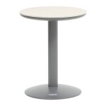 Table d'appoint de jardin ronde soletia graphite 40 x 50 cm - acier hesp�ride