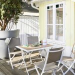 Table de jardin pliante rectangulaire azua houblon blanc 4 places - aluminium traité époxy, ecp hespéride ... Table de jardin pliante rectangulaire azua houblon blanc 4 places - aluminium traité époxy, ecp hespéride ...