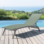Transat bonao vert olive graphite 2 roues - aluminium traité époxy, texaline hespéride Transat bonao vert olive graphite 2 roues - aluminium traité époxy, texaline hespéride