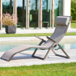 Transat decima noisette praline aluminium traité époxy, texaline hespéride Transat decima noisette praline aluminium traité époxy, texaline hespéride