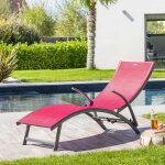 Transat samba grenade / graphite aluminium trait� �poxy, texaline hesp�ride