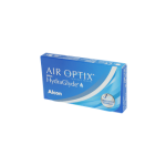 Air optix - plus hydraglyde 3l - lentilles de contact - aoah3 - mensuelles - lentilles myopes