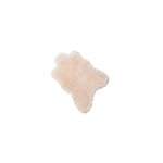 Tapis dco - floki shape - 60 x 90 cm - beige