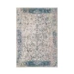 Tapis de salon design oriental lalee - collection peri - green