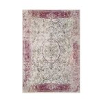 Tapis de salon design oriental lalee - collection peri - lilas