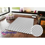 Tapis de salon moderne déco - sunshine - noir et blanc - 160 x 230 cm Tapis de salon moderne déco - sunshine - noir et blanc - 160 x 230 cm
