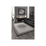 Tapis de salon moderne - new florida - gris - 160 x 220 cm