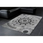 Tapis de salon moderne spirale - new florida - gris