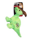 Afp - jouet chien - afp peluche patrick le parasaurolophus taille l vert et marron - 30 x 40 cm