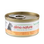 Almo nature - bo�te chat almo nature hfc natural thon et crevettes 70 gr