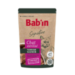 Bab'in - bo�te chat - bab'in terrine saumon en sachet - 80 gr