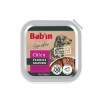 Bab'in - bo�te chien - bab'in terrine saumon en barquette - 300 gr