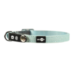 Bobby - bobby collier chat glitter avec porte - adresse lost bleu clair 30 x 1 cm