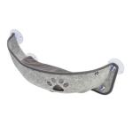 Bobby - couchage chat - bobby hamac ventouse balkan gris - 68 x 28 x 25 cm