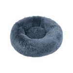 Brandy - corbeille chien ronde moelleuse grise -  50 cm
