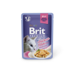 Brit premium - bote chat - brit sachet de poulet en gele