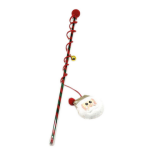 Bubimex - bubimex jouet chat canne � p�che peluche no�l marron - 40 cm