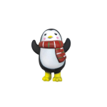 Bubimex - bubimex jouet chien pingouin vinyle noir - 12 cm