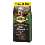 Carnilove - croquettes chien - carnilove adulte sans crales duck & pheasant - 12 + 2 kg