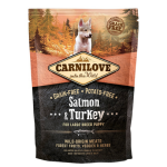 Carnilove - croquettes chien - carnilove chiot large sans c�r�ales salmon & turkey - 1, 5kg