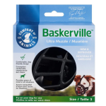 Company of animals - muselire pour chien noire caoutchouc thermoplastique baskerville ultra taille 3 ...