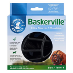 Company of animals - muselire pour chien noire caoutchouc thermoplastique baskerville ultra taille 4 ...