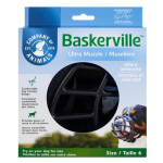 Company of animals - muselire pour chien noire caoutchouc thermoplastique baskerville ultra taille 6 ...