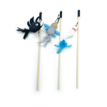Croci - croci jouet chat canne � p�che insecte multicolore - 46, 5 cm