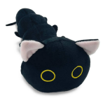 Croci - croci jouet chien peluche caterpillar cat noir - 15 cm