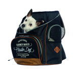 Croci - sac pack noir pour chien - taille m