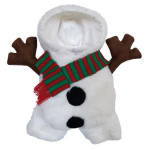 Croci - textile chien - croci vtement nol bonhomme de neige blanc - 25 cm