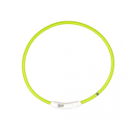 Duvo plus - collier chien - duvoplus anneau flash light usb vert - 35 cm