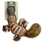 Duvoplus - duvoplus jouet chien peluche ornithorynque en canvas multicolore - 34 x 21 x 6 cm
