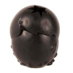 Ebi - bite me jouet chien distributeur de friandises caoutchouc noir grrrip it - taille l 13 x 10 x 9 ...