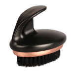 Ebi - brosse douce ergonomique chien et chat bronze / noir 11 x 7 x 9, 5 cm