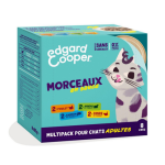 Edgar & cooper - edgard & cooper aliments humides chat adulte multipack morceaux en sauce sans c�r�ales ...
