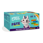 Edgar & cooper - edgard & cooper aliments humides chat adulte multipack p�t�es sans c�r�ales - 8 x 85 ...