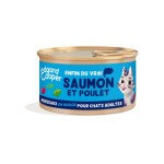 Edgar & cooper - edgard & cooper aliments humides chat adulte saumon poulet morceaux en sauce sans c�r�ales ...