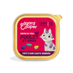 Edgar & cooper - edgard & cooper aliments humides chat senior poulet dinde p�t�e sans c�r�ales - 85 g ...
